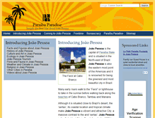 Tablet Screenshot of paraibaparadise.com